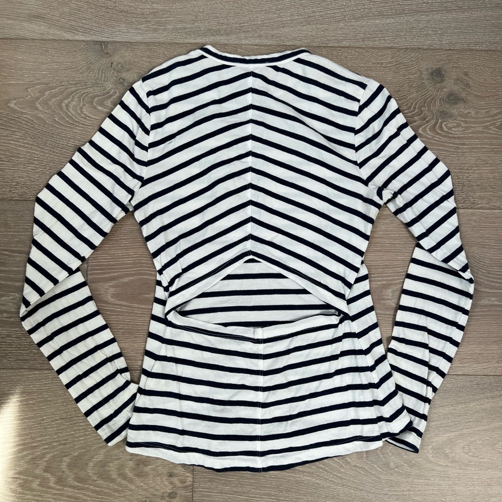A.L.C. Striped Open Back Top - Picture 4 of 4